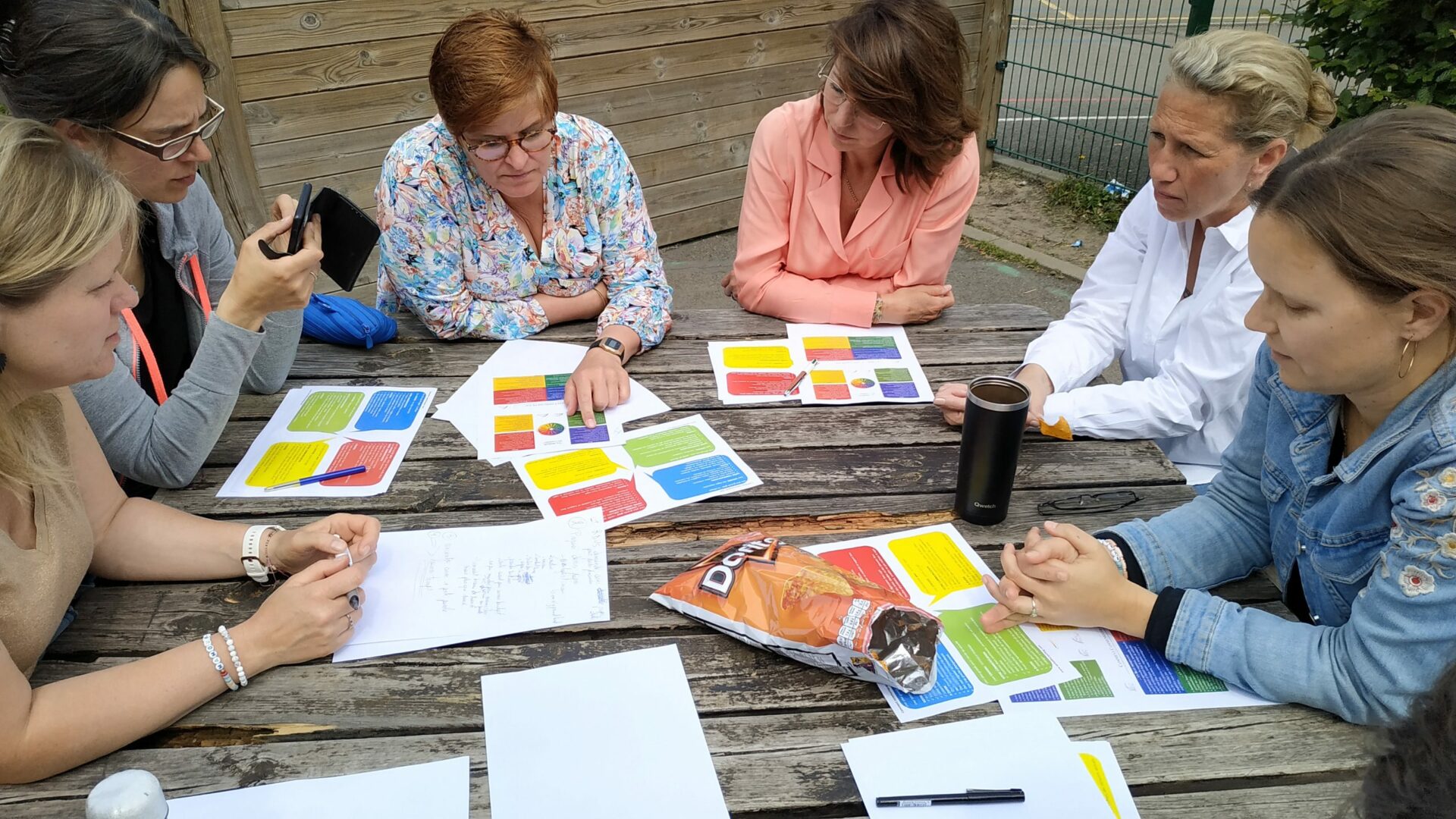 exercice-teambuilding-groupe-couleurs
